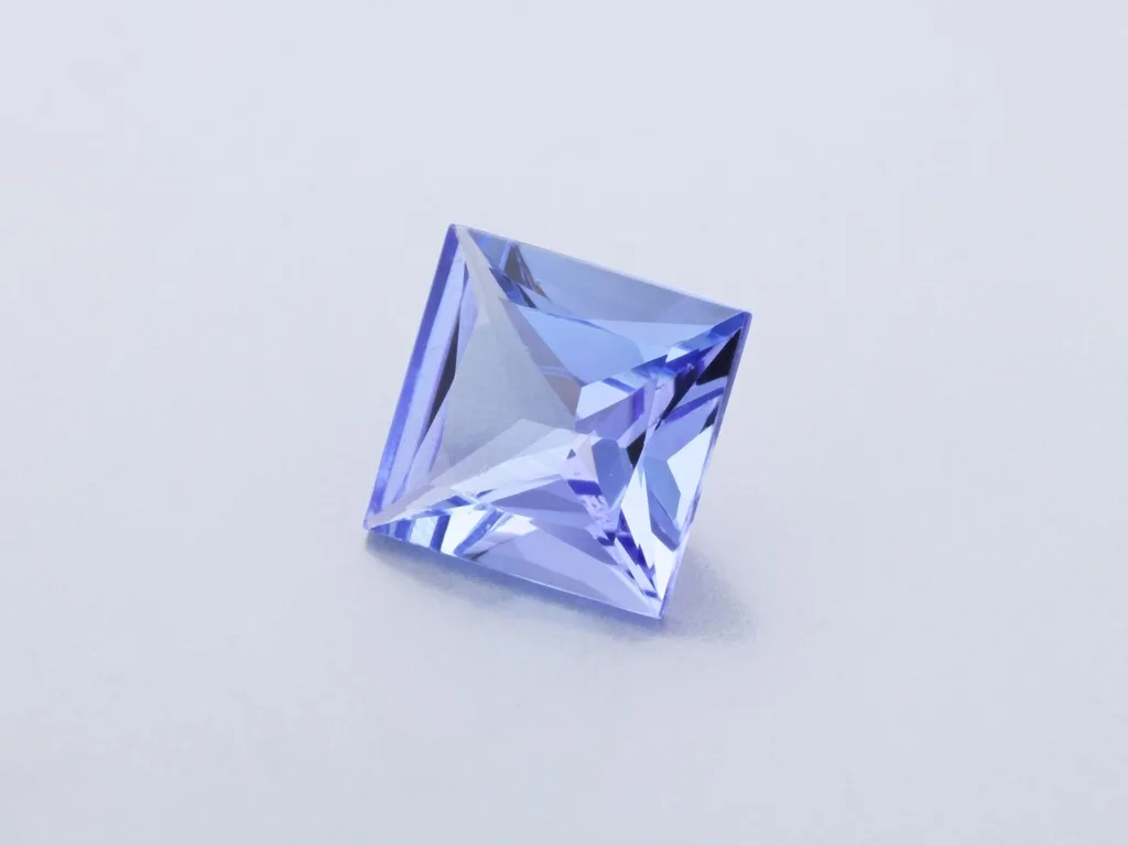 1.22ct Parti Tanzanite, Square gemstone