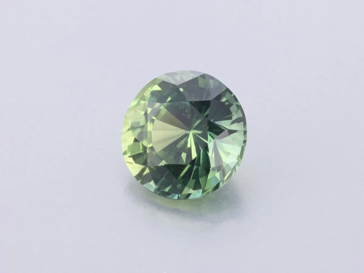 1.09ct Parti Sapphire, Round gemstone