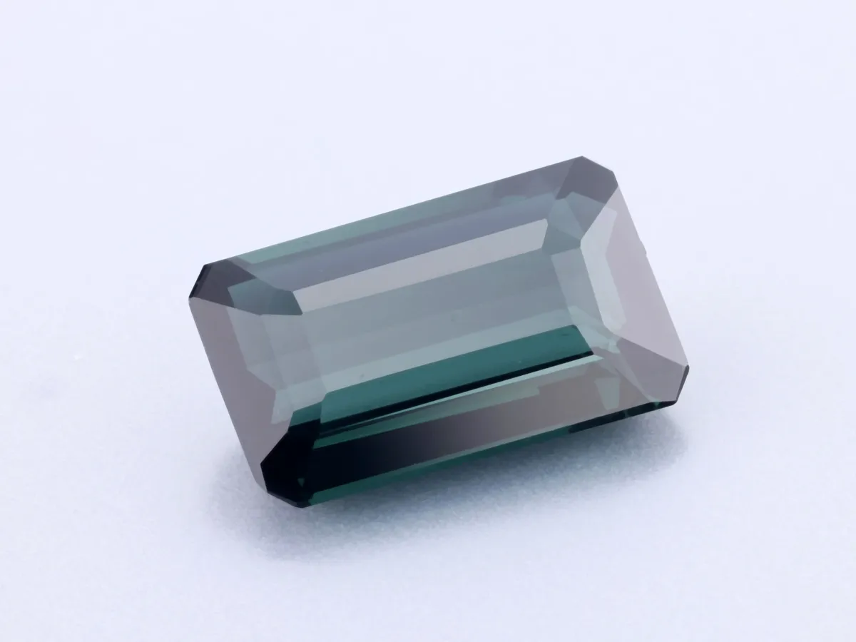 1.85ct Green Tourmaline, Emerald Cut gemstone