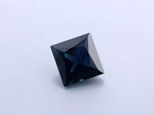 1.17ct Blue Sapphire, Square cut gemstone