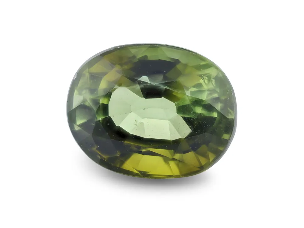 2.07ct Green Tourmaline, Oval gemstone
