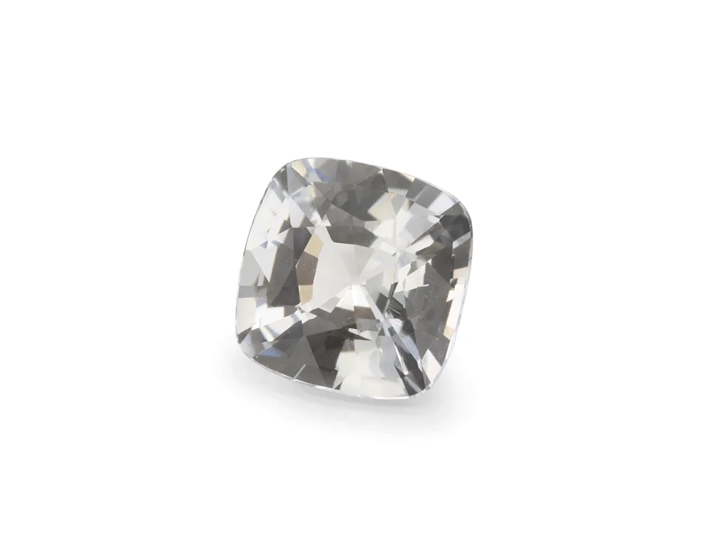 0.45ct White Sapphire, Cushion gemstone