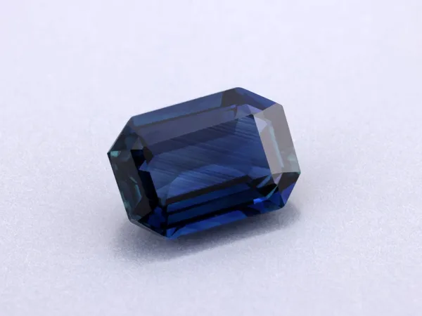 1.07ct Blue Sapphire, Emerald Cut gemstone