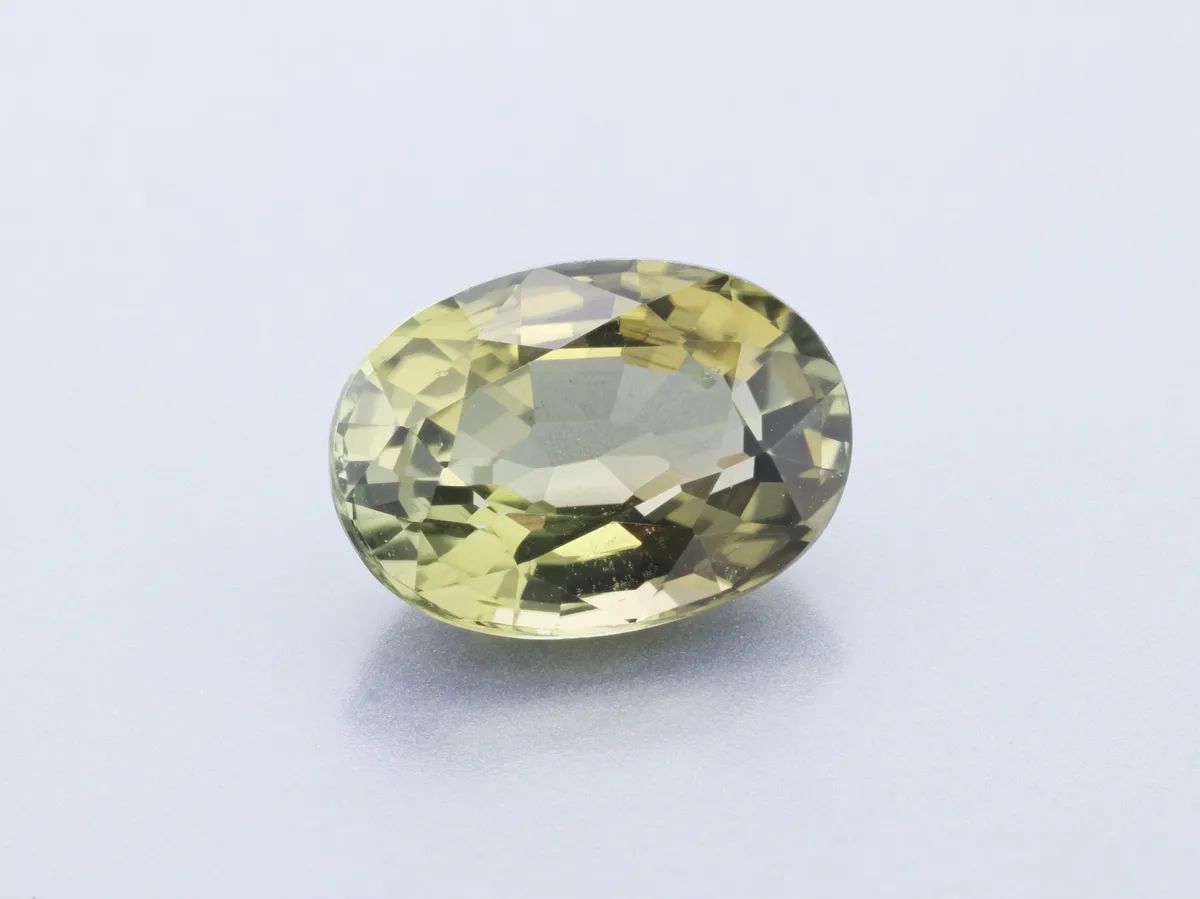 1.96ct Green Tourmaline, Oval gemstone