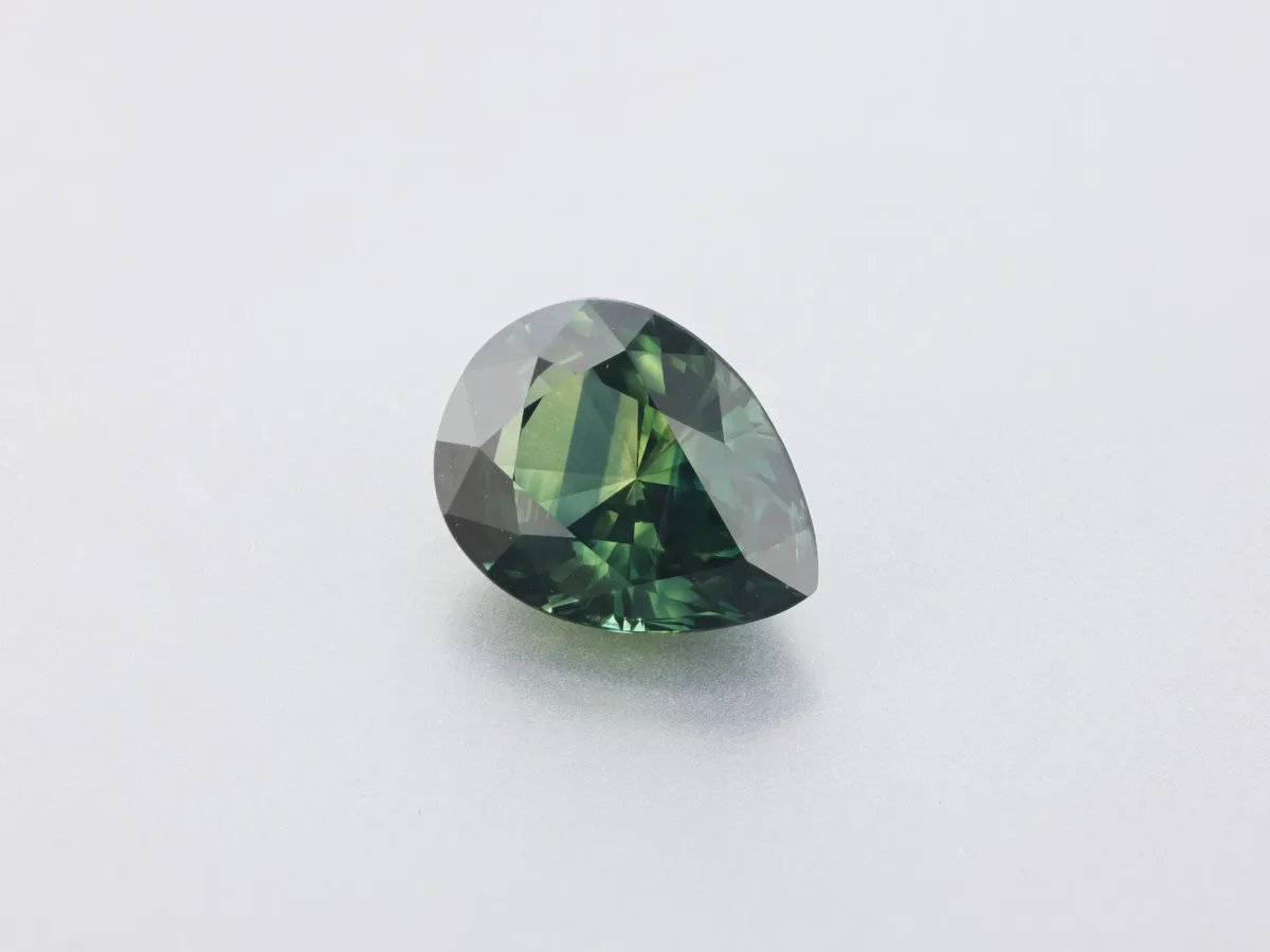 1.64ct Parti Sapphire, Pear Shape gemstone