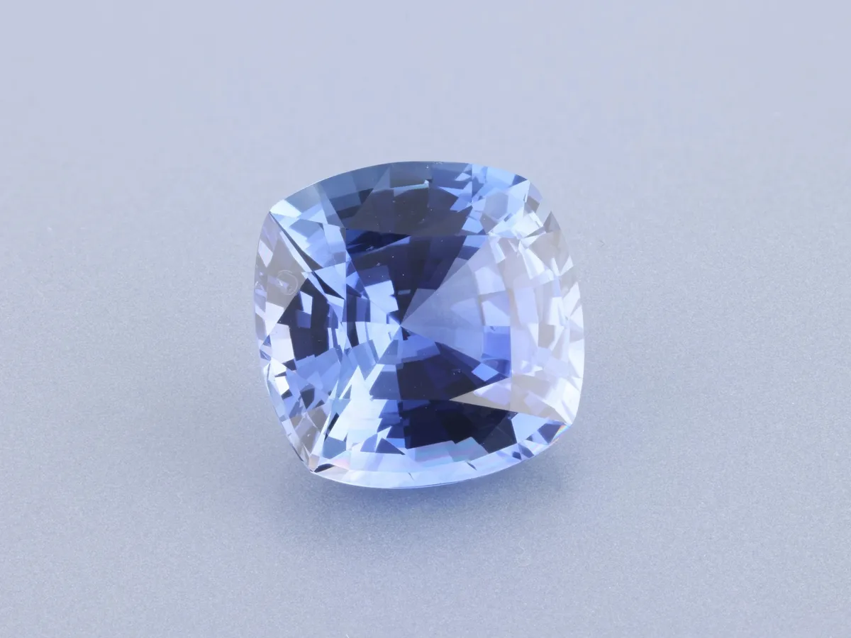 4.14ct Blue Sapphire, Cushion gemstone