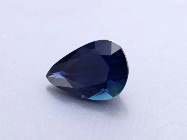 0.63ct Blue Sapphire, Pear Shape cut gemstone