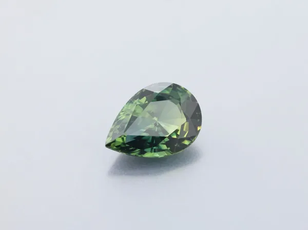 0.88ct Parti Sapphire, Pear Shape cut gemstone
