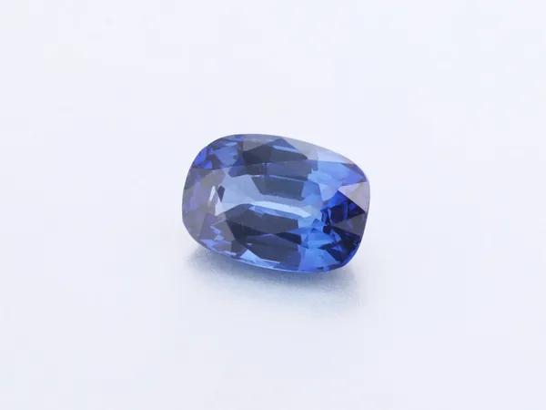 0.7ct Blue Sapphire, Cushion cut gemstone