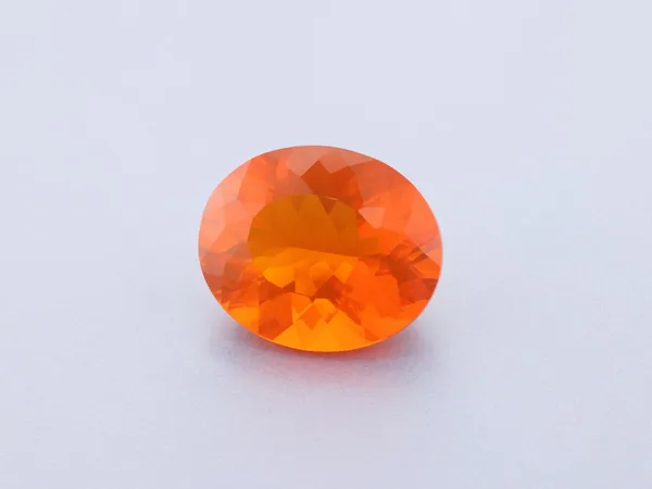 2.21ct Orange Opal, Oval cut gemstone