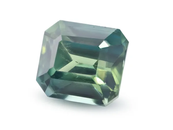 1.11ct Parti Sapphire, Emerald Cut gemstone