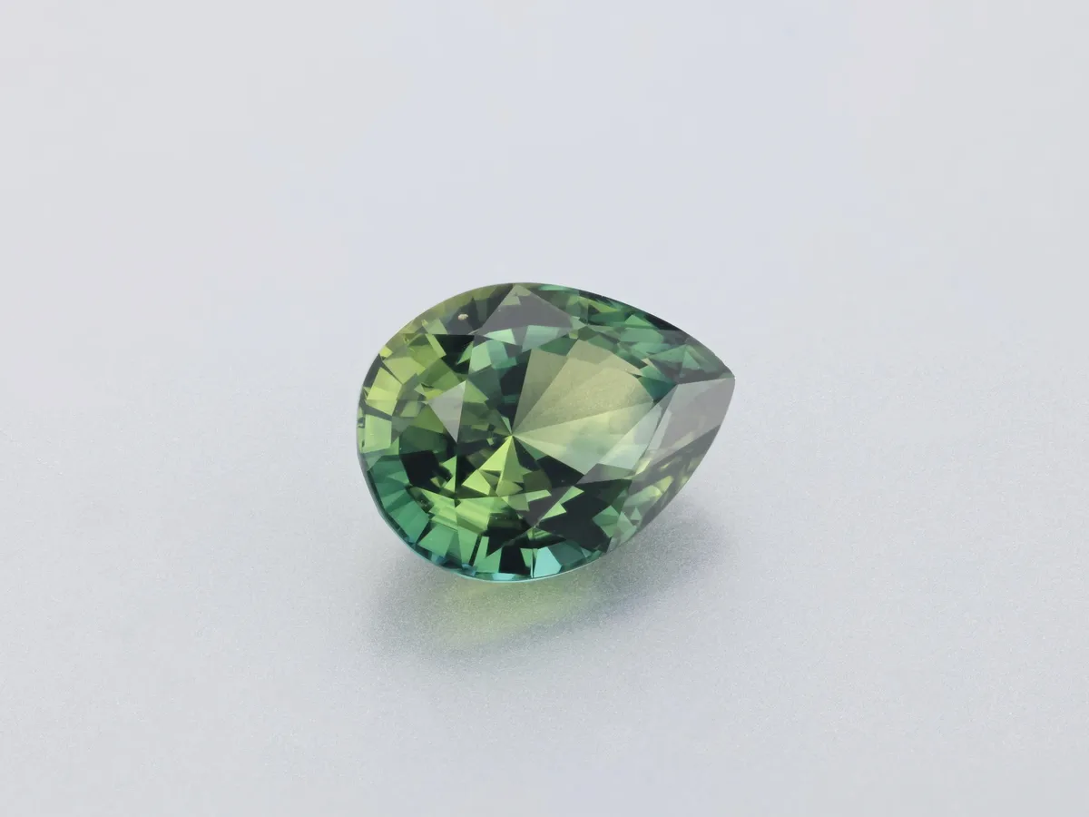 1.47ct Parti Sapphire, Pear Shape gemstone