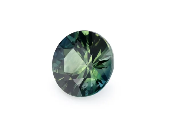 0.76ct Parti Sapphire, Round cut gemstone