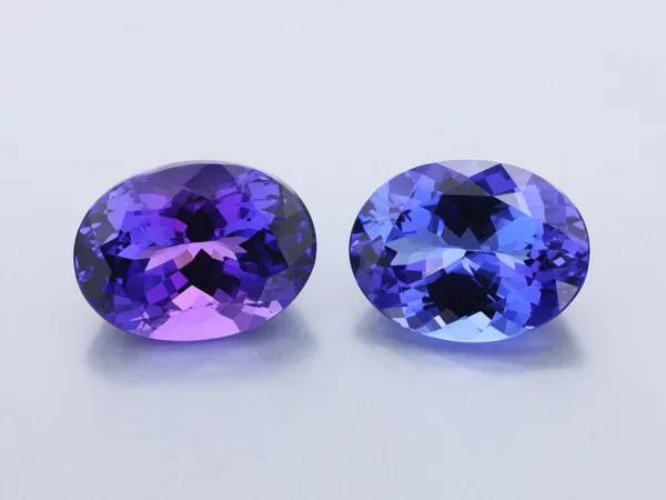 9.57ct Parti Tanzanite, Oval cut gemstone