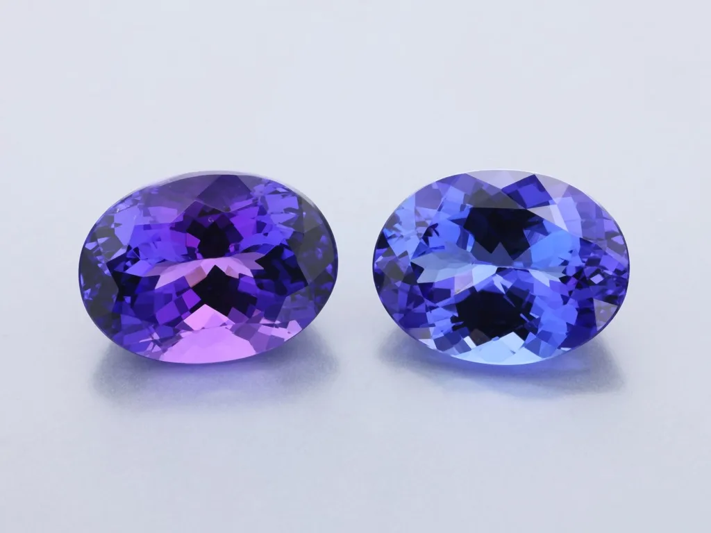 9.57ct Parti Tanzanite, Oval gemstone