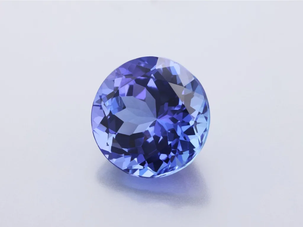 4.4ct Purple Tanzanite, Round gemstone