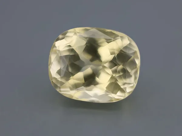 3.31ct Yellow Sapphire, Cushion cut gemstone