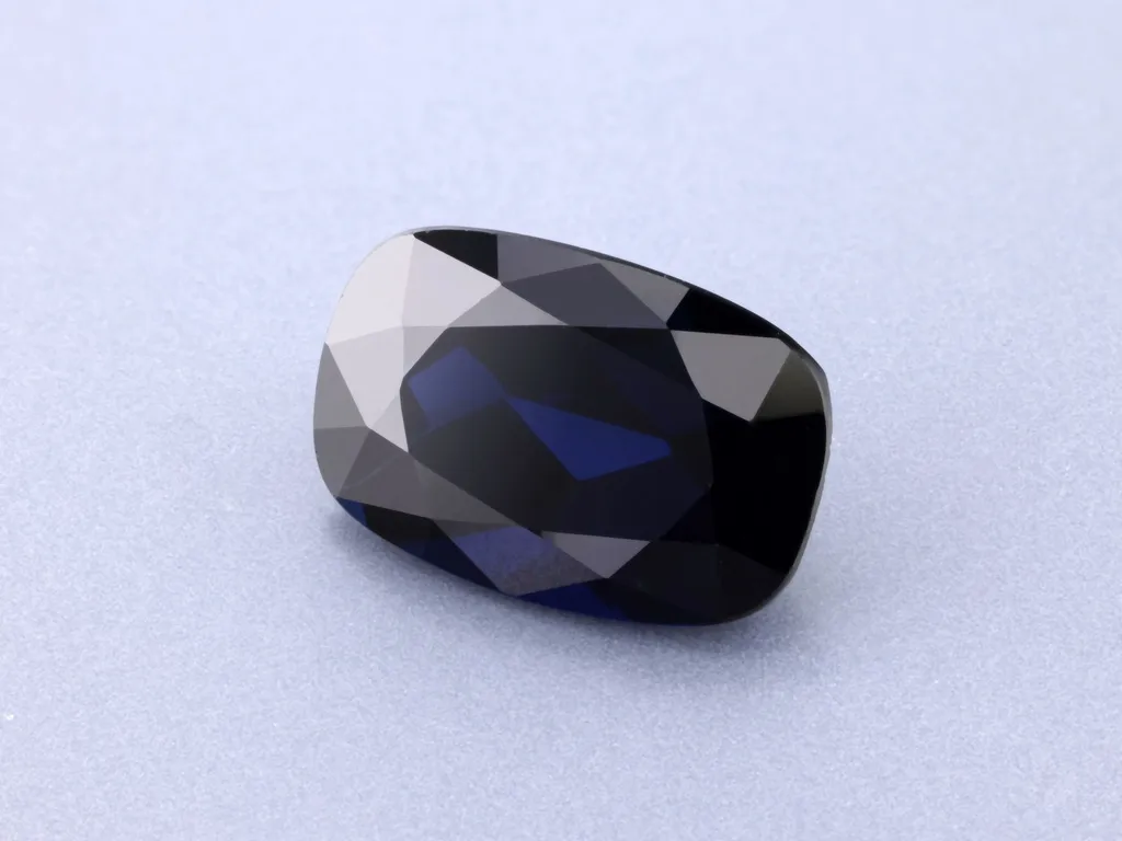 1.95ct Blue Sapphire, Cushion gemstone