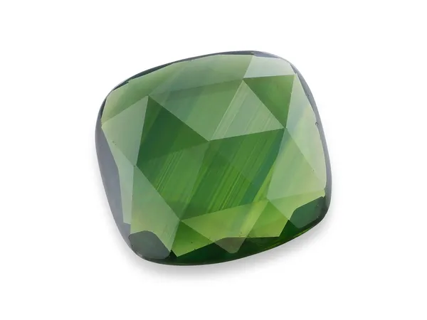 3.29ct Green Sapphire, Rose Cut gemstone