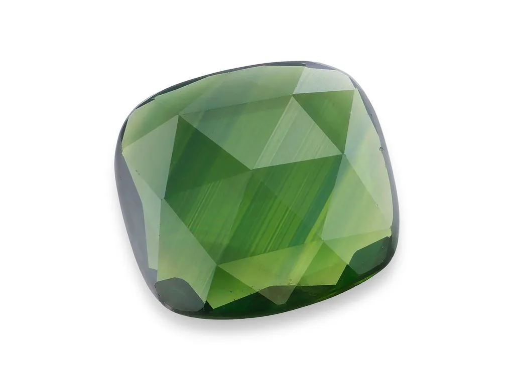 3.29ct Green Sapphire, Rose Cut gemstone