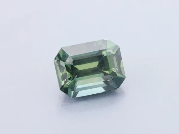 1.09ct Parti Sapphire, Emerald Cut gemstone
