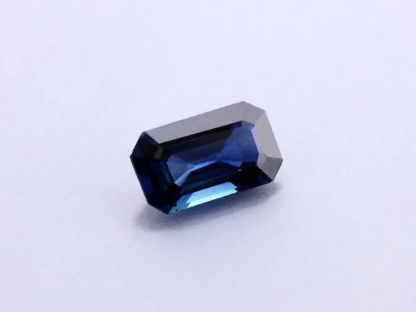0.35ct Blue Sapphire, Emerald Cut gemstone