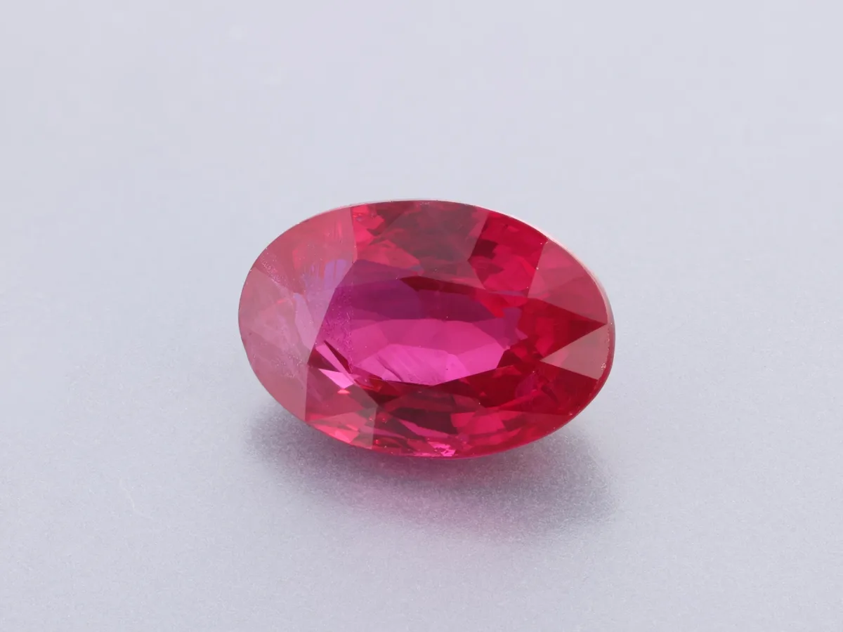 1.02ct Red Ruby, Oval gemstone
