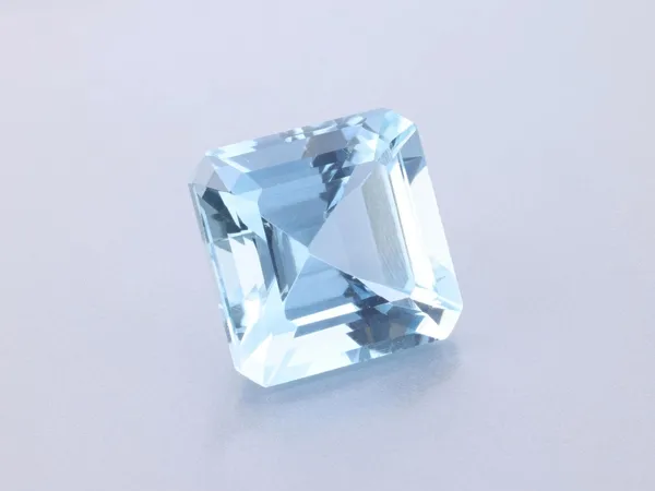 5.03ct Blue Aquamarine, Emerald Cut gemstone