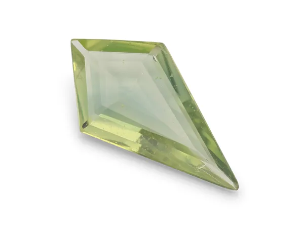 0.9ct Green Sapphire, Fancy cut gemstone
