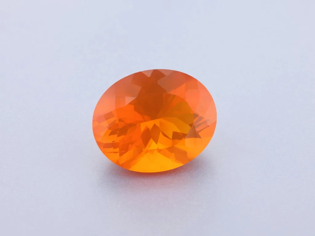 2.34ct Orange Opal, Oval gemstone