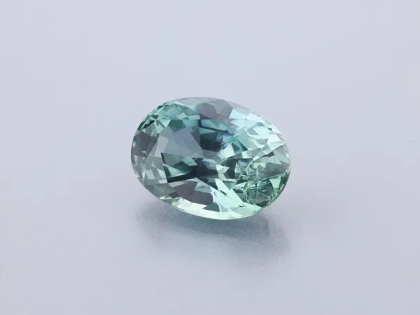 1.12ct Parti Sapphire, Oval cut gemstone