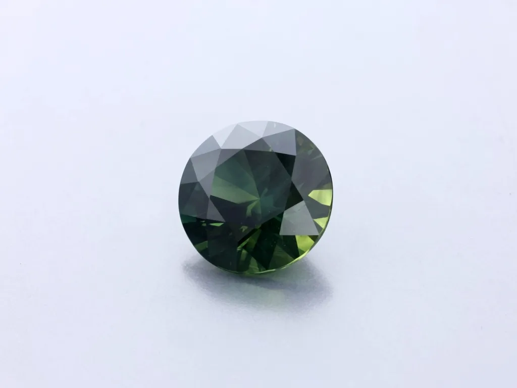 1.26ct Parti Sapphire, Round gemstone