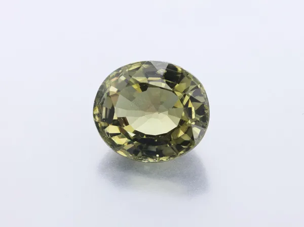 1.54ct Green Tourmaline, Oval cut gemstone