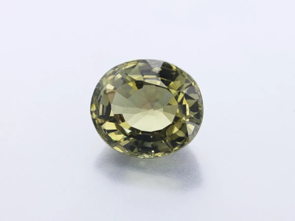 1.54ct Green Tourmaline, Oval gemstone