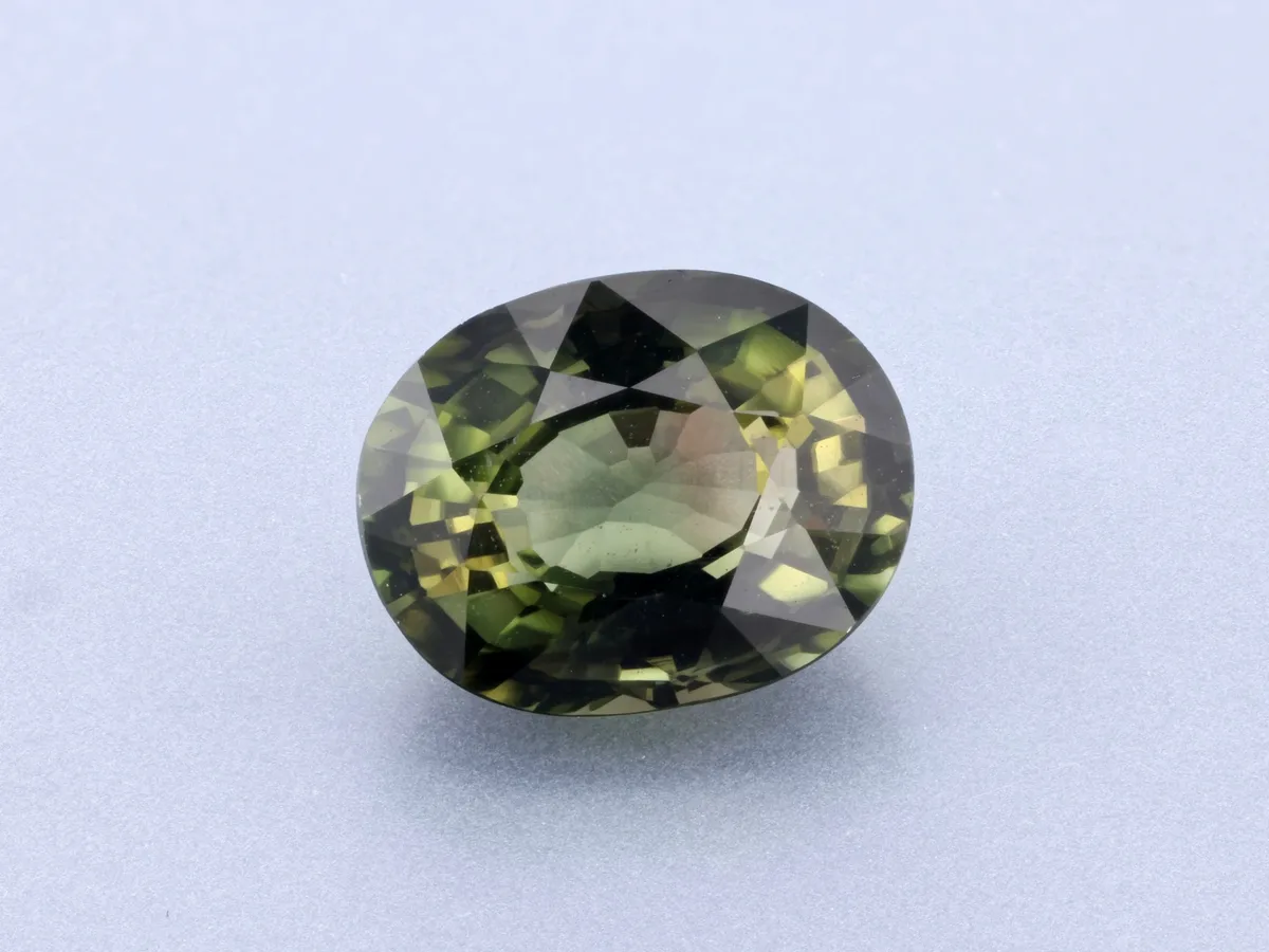 1.43ct Green Tourmaline, Oval gemstone