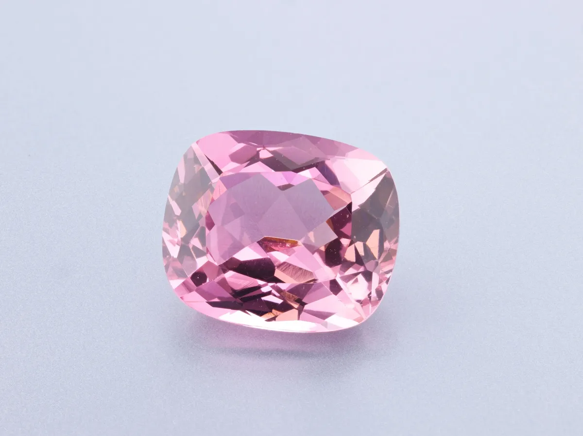 10.1ct Pink Tourmaline, Cushion gemstone